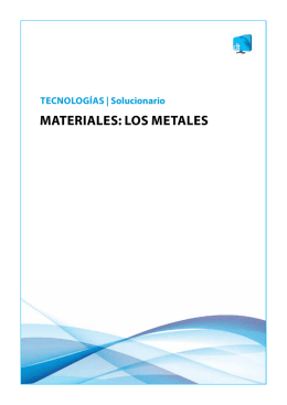 materiales: los metales