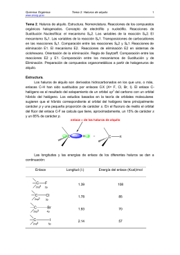 Haluros de alquilo - Grupo de Sintesis Organica Universidad Jaume I