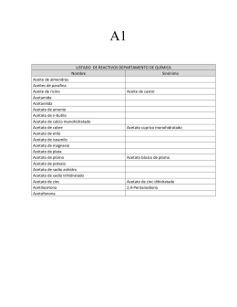 Listado A1 - Química / Universidad del Valle