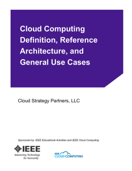 Cloud Computing Definition, Reference Architecture