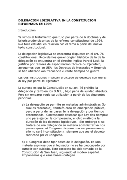 delegacion legislativa yd - libros de Humberto Quiroga Lavie