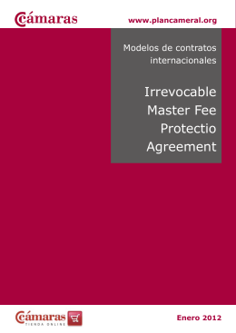 Irrevocable Master Fee Protectio Agreement