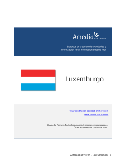 Luxemburgo - Soluciones de creación de empresas offshore