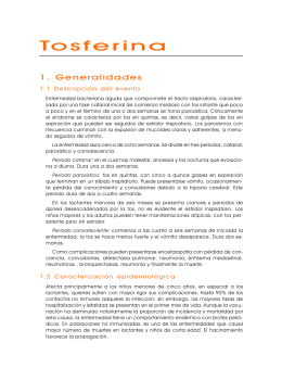 Tosferina - Secretaría Distrital de Salud