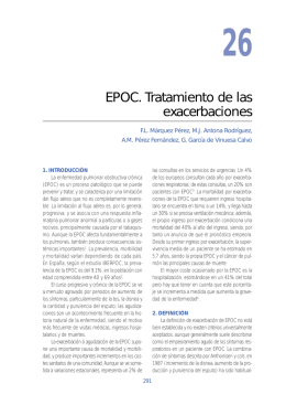 EPOC. Tratamiento de las exacerbaciones
