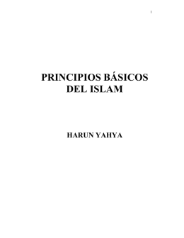 PRINCIPIOS BÁSICOS DEL ISLAM