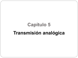 Capítulo 5 Transmisión analógica