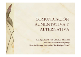comunicación aumentativa y alternativa