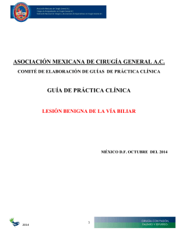 asociación mexicana de cirugía general ac guía de práctica clínica