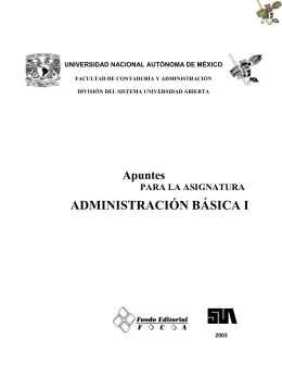 administración básica i - FCA