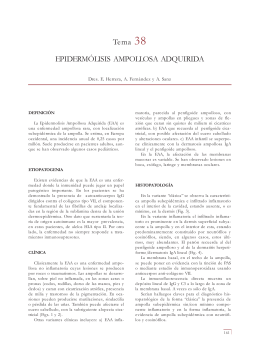 Tema 38 EPIDERMÓLISIS AMPOLLOSA ADQUIRIDA