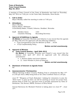 05 24 2012 Council Minutes