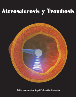 Aterosclerosis y trombosis - Sociedad Mexicana de Hipertensión