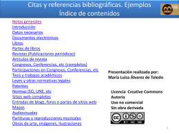 Las citas bibliográficas - Biblioteca de la Universidad de Oviedo