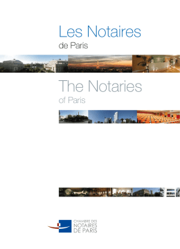Les Notaires The Notaries - Chamber of notaries Paris
