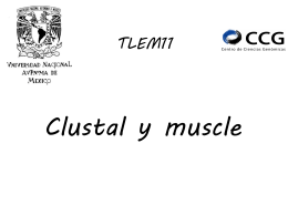 Tutorial clustal y muscle