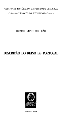 Descrição do Reino de Portugal