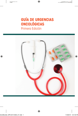 Guía de urgencias oncológicas 2014