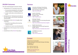 European Home Learning Service for Seniors Association