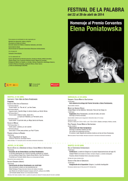 Elena Poniatowska - Universidad de Alcalá