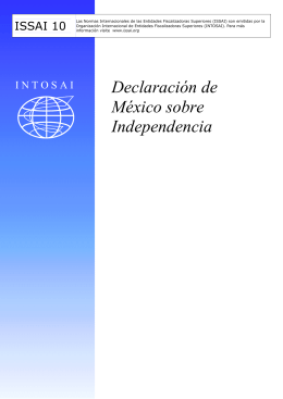 Declaración de México sobre Independencia