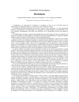 Herbolaria - E-journal