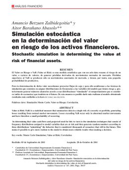 04-simulación estocástica... - IEAF - Instituto Español de Analistas