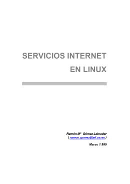 Servicios Internet para Linux