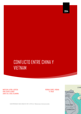 2014_Martijena_Conflicto entre China y Vietnam