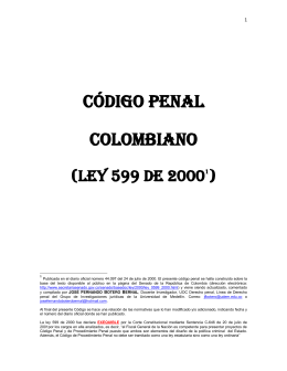 código penal colombiano