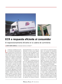 ECR o respuesta eficiente al consumidor