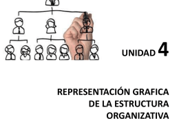unidad 4 representación grafica de la estructura organizativa