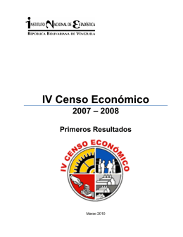 IV Censo Económico