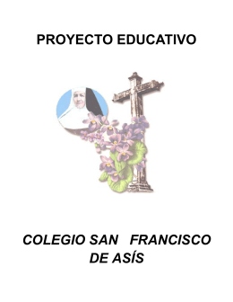 proyecto educativo colegio san francisco de asís