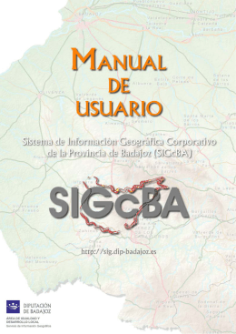 Manual de Usuario - Geoportal Diputación de Badajoz