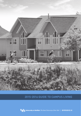 Guide to Campus Living - University at Buffalo
