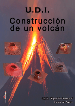 Construcción de un volcán - CEIP Miguel de Cervantes