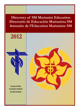 Directory of SM Marianist Education Directorio de