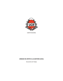 Documento general de la UAGL