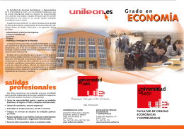 ECONOMÍA - Facultad de Ciencias Económicas y Empresariales