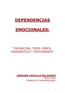 dependencias emocionales