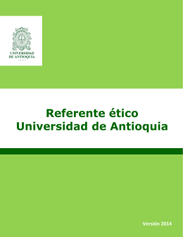 Referente ético Universidad de Antioquia