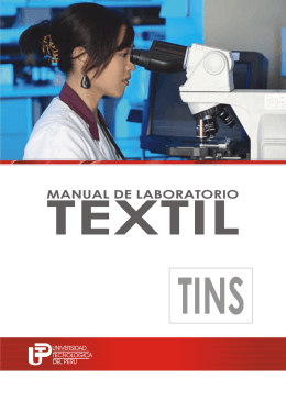 identificación de fibras textiles - Universidad Tecnológica del Perú