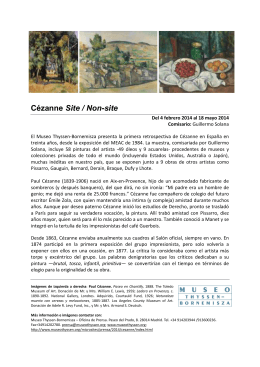 Cézanne Site / Non-site - Museo Thyssen