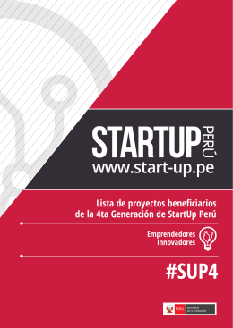 proyecto - Start Up Perú