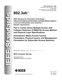 IEEE Std 802.3ah™-2004