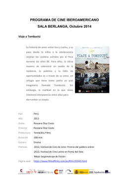 programa cine iberoamericano