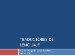 Traductores de Lenguaje