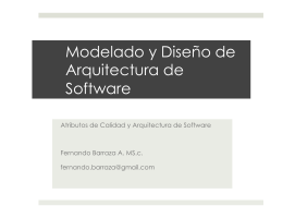 Modelado y Diseño de Arquitectura de Software