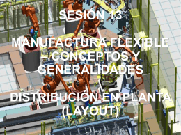 sesión 13 manufactura flexible – conceptos y generalidades